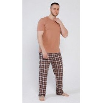 Пижама  мужская       из кулирки    футболка с брюками