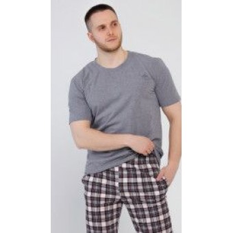 Пижама  мужская       из кулирки    футболка с брюками