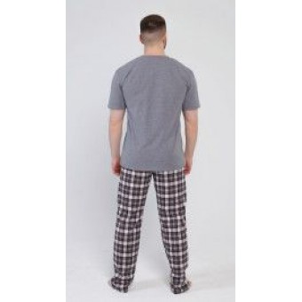 Пижама  мужская       из кулирки    футболка с брюками