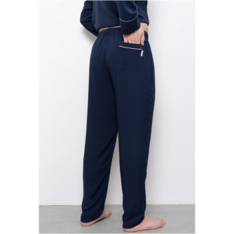 Пижама  мужская       из вискозы   на пуговицах рубашка с брюками