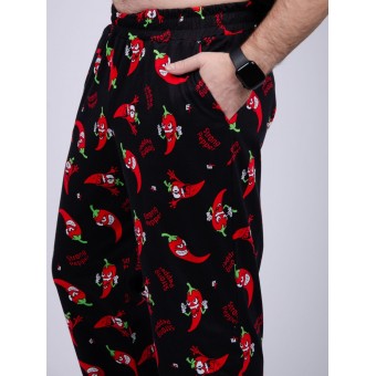 Костюм  мужской       из кулирки    футболка с брюками   Черный, Бордовый     