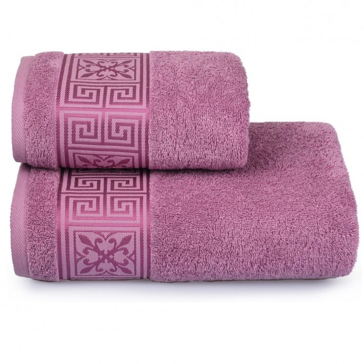 Полотенце для лица 50х90 махровое 460 г/м2 розовое Донецкая мануфактура