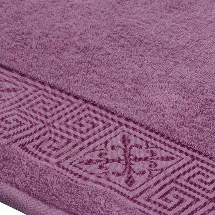 Полотенце для лица 50х90 махровое 460 г/м2 розовое Донецкая мануфактура