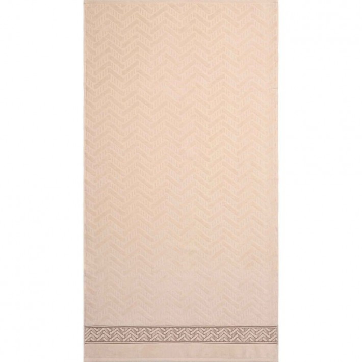 Полотенце для бани 70х130 махровое 460 г/м2 бежевое Донецкая мануфактура