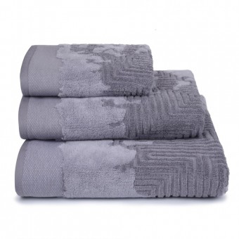 Полотенце     для бани 70х140   махровое  480 г/м2     серое   Донецкая мануфактура Eclisse