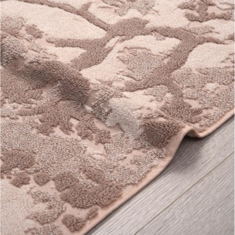 Коврик     для ног 50х70   махровый  750 г/м2     розовый   Донецкая мануфактура Sogno invernale