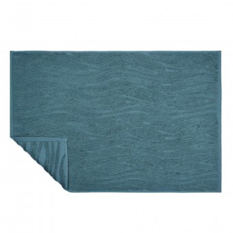 Коврик     для ног 50х70   махровый  750 г/м2     синий  однотонный Донецкая мануфактура Onda turchese