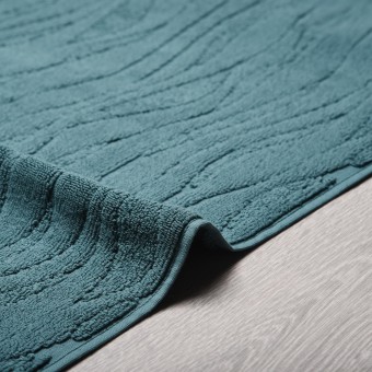 Коврик     для ног 50х70   махровый  750 г/м2     синий  однотонный Донецкая мануфактура Onda turchese