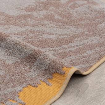 Коврик     для ног 45х65   махровый  750 г/м2     бежевый   Донецкая мануфактура Foglia di oro