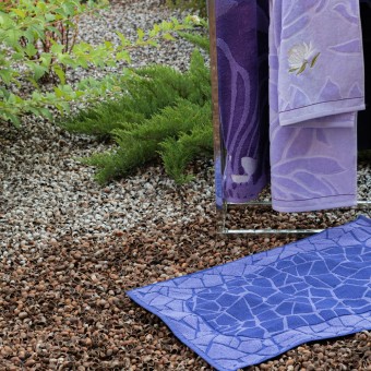 Коврик     для ног 50х70   махровый  750 г/м2     фиолетовый   Донецкая мануфактура