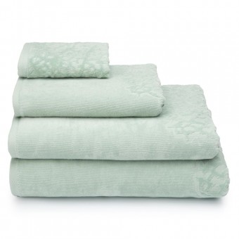 Полотенце      30х30 размер   махра       зеленое   Донецкая мануфактура