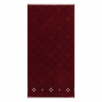 Полотенце      50х100   махровое  560 г/м2     красное   Донецкая мануфактура Nuova bellezza