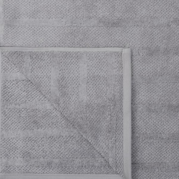 Полотенце для бани 70х140 махровое 500 г/м2 серое однотонное Донецкая мануфактура