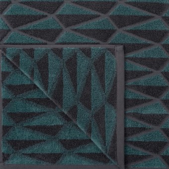 Коврик     для ног 70х140   махровый  500 г/м2     Зеленый, Черный   Донецкая мануфактура Amazzoni