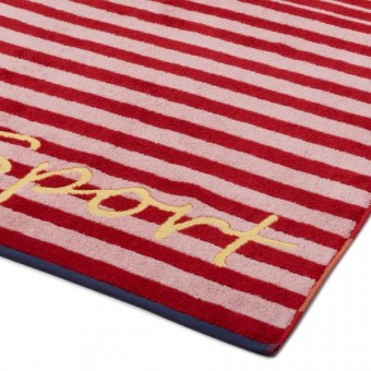 Полотенце     для лица 50х90   махровое  460 г/м2     красное   Донецкая мануфактура