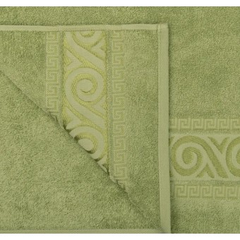 Полотенце     для лица 50х90   махровое  420 г/м2     зеленое   Донецкая мануфактура Acqua del Nilo 