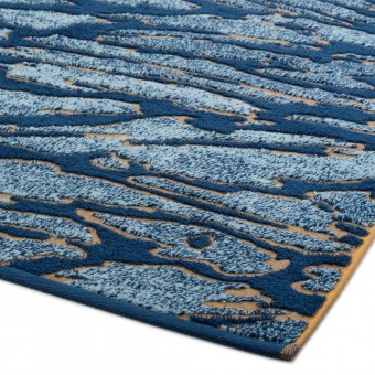 Полотенце     для бани 70х130   махровое  460 г/м2     синее   Донецкая мануфактура Glacier