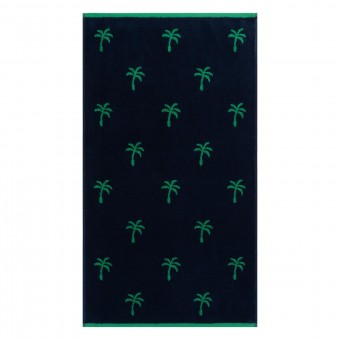 Полотенце     для бани 70х130   махровое  460 г/м2     Зеленый, Черный   Донецкая мануфактура Palme