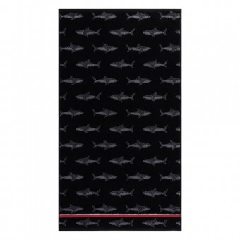 Полотенце     для лица 50х90   махровое  460 г/м2     черное   Донецкая мануфактура White shark