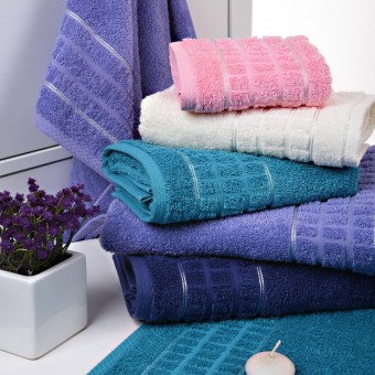 Полотенце махровое Megapolis 40*60 цвет розовый