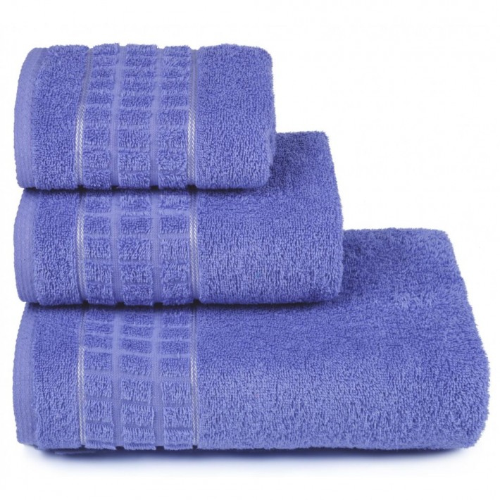 Полотенце для бани 70х130 махровое 390 г/м2 фиолетовое Донецкая мануфактура
