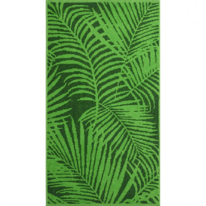 Полотенце для лица 50х90 махровое 460 г/м2 зеленое Донецкая мануфактура Tropical color