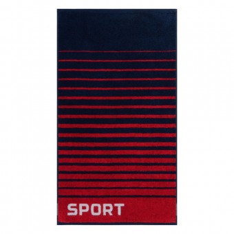 Полотенце     для лица 50х90   махровое  460 г/м2     Красный, Черный   Донецкая мануфактура Excellence