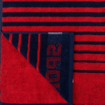 Полотенце     для лица 50х90   махровое  460 г/м2     Красный, Черный   Донецкая мануфактура Excellence