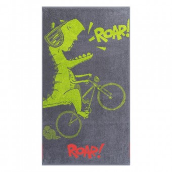 Полотенце  детское   для лица 50х90   махровое  460 г/м2     Желтый, Серый   Донецкая мануфактура Dandy