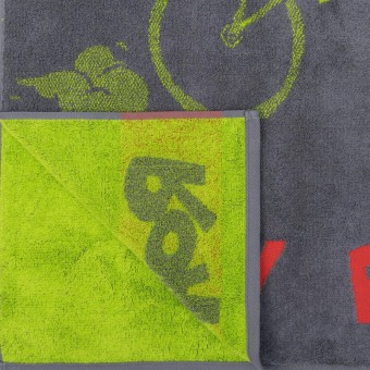 Полотенце  детское   для лица 50х90   махровое  460 г/м2     Желтый, Серый   Донецкая мануфактура Dandy