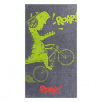 Полотенце  детское   для бани 70х130   махровое  460 г/м2     Желтый, Серый   Донецкая мануфактура Dandy 