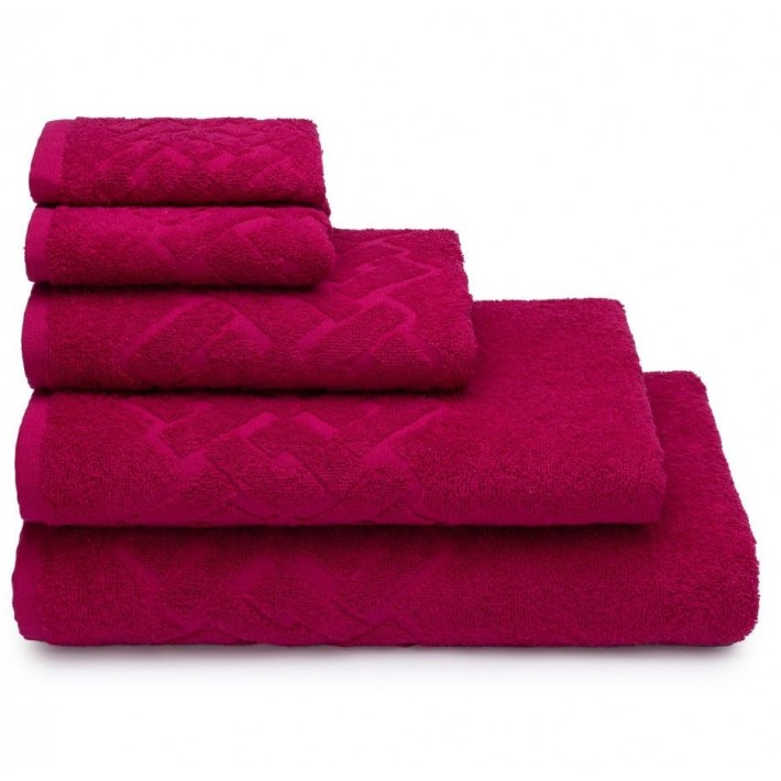 Полотенце для бани 70х130 махровое 360 г/м2 красное Донецкая мануфактура Baldric