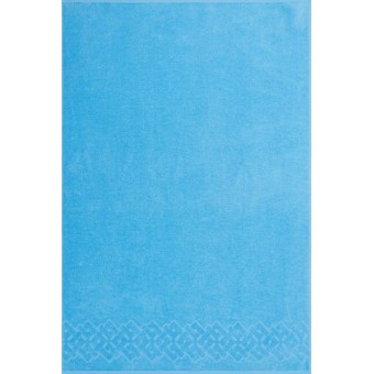Полотенце     для лица 50х90   махровое  360 г/м2     голубое   Донецкая мануфактура Baldric