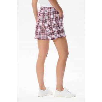 Шорты  женские       трикотажные       красные     