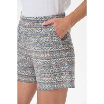 Шорты  женские       трикотажные       серые     
