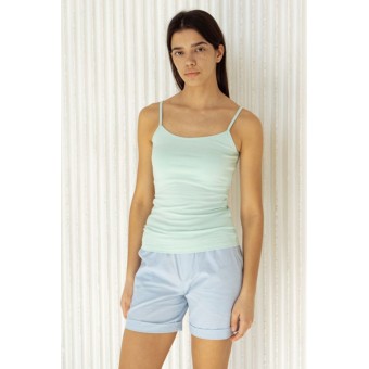 Шорты  женские       из кулирки       голубые