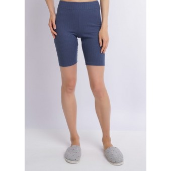 Шорты  женские       трикотажные       синие     