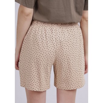 Шорты  женские       трикотажные       Светло-бежевый