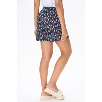 Шорты  женские       трикотажные       синие