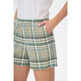 Шорты  женские       трикотажные       зеленые     