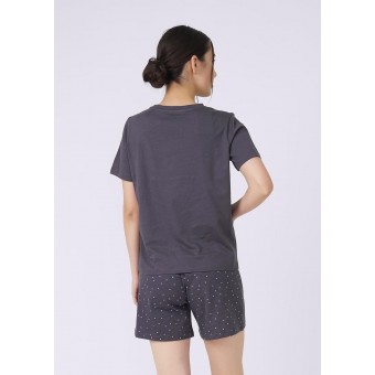 Шорты  женские       из кулирки       серые