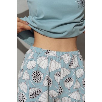 Шорты  женские              голубые