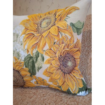 Наволочка 50*50 Подсолнухи (трио) 2