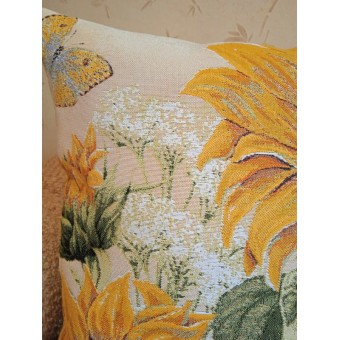 Наволочка 50*50 Подсолнухи (трио) 2