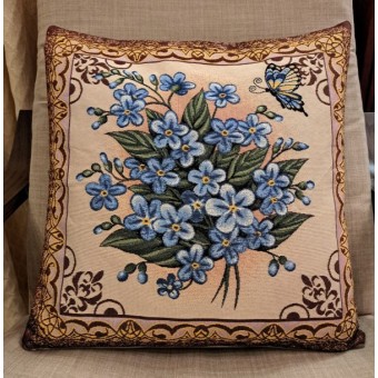 Наволочка 50*50 Незабудки