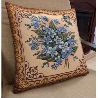 Наволочка 50*50 Незабудки