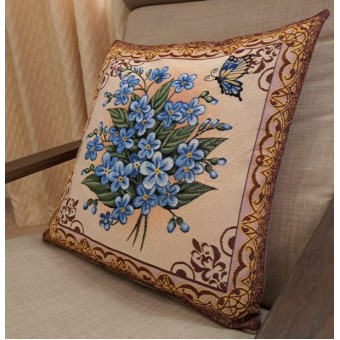 Наволочка 50*50 Незабудки