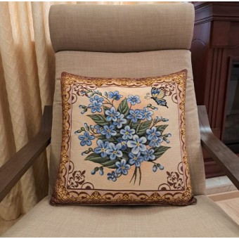 Наволочка 50*50 Незабудки