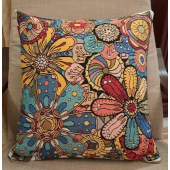 Наволочка 50*50 Мозаика Цветок