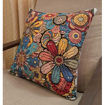 Наволочка 50*50 Мозаика Цветок